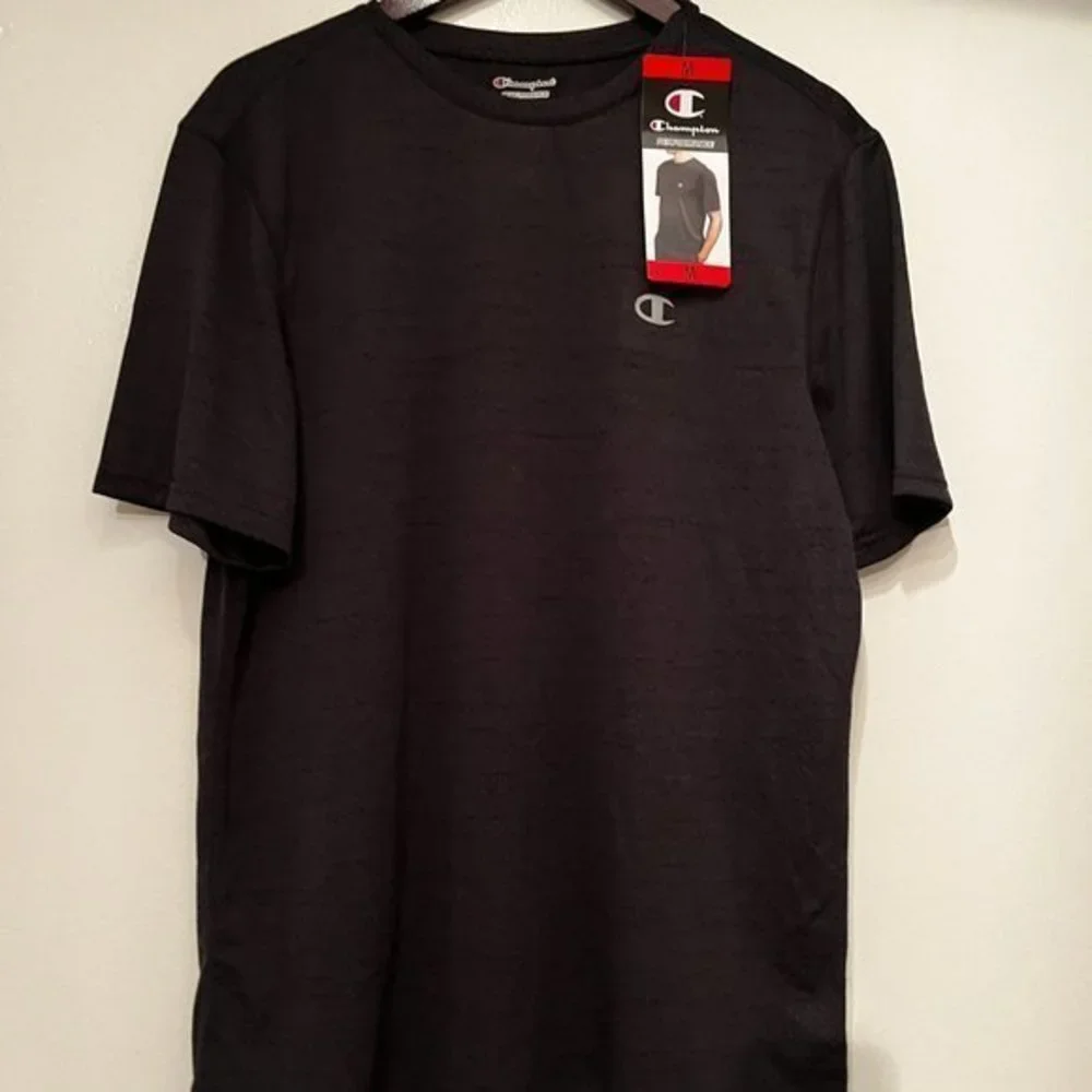 Champion Performance Double Dry Men’s Black T-Shirt (NWT / Medium) (mc) - Picture 4 of 7